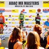 ADAC MX Masters, Mölln, ADAC MX Junior Cup 85, v.l.n.r.: Camden Mc Lellan ( Südafrika / KTM / Kosak Racing Team ), Constantin Piller ( Deutschland / KTM / MEFO SPORT RACING TEAM / MSC Freisinger Bär ) und Liam Everts ( Belgien / KTM )